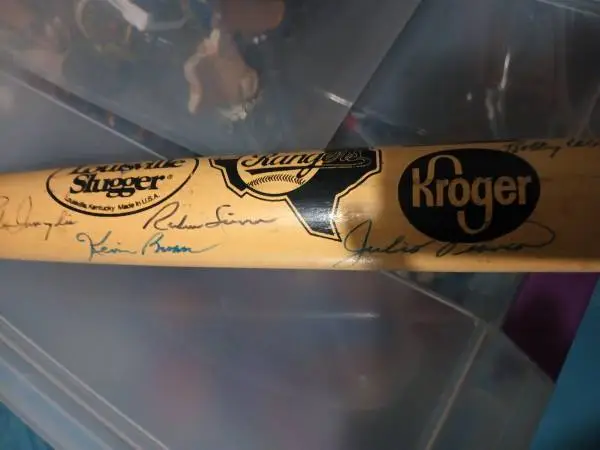 Texas RANGERS  auto bat