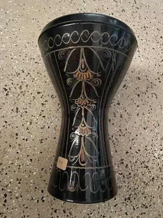 NEW Mid-East MCME, Hand Etched solid Copper Doumbek / Darbuka