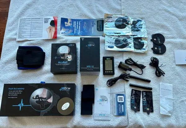 HiDow TENS/EMS XPD12 sport therapy pain relief NerveStimulation Bundle