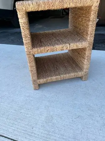 Wicker Style end table