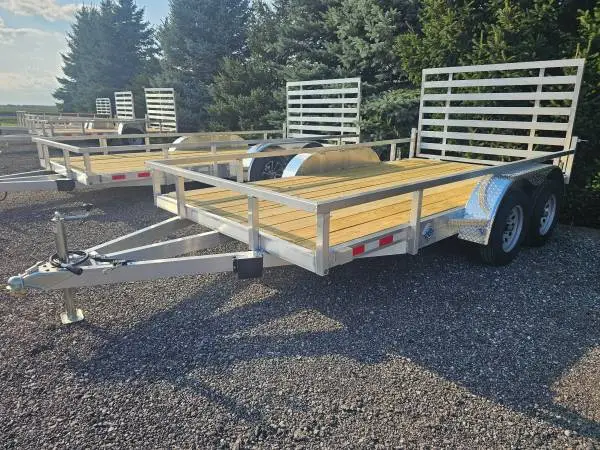 2026 Jaxon Fab 7x14 Tandem Aluminum Utility Trailer