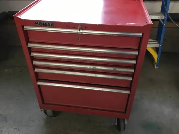 Lockable Six Draw Rolling Tool Box-Supper Quality