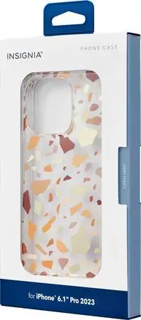 iPhone 15 Pro 6.1 Hard shell case  built in Magnetic Ring -New