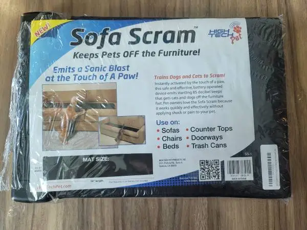 High Tech Pet Sofa Scram Sonic Dog & Cat Deterrent Repellent Mat