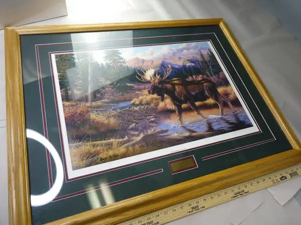 Large painting print by artist Brent Todd September Splash