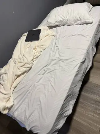Metal Bed with Mattress