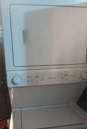 like new Frigidaire Stacked Washer -Electric Dryer Full Size
