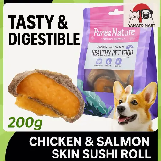 Dog Snacks Salmon Fresh Sushi Roll Teddy bear Bichon Golden Retriever Teeth Cleaning Treat Dog Train