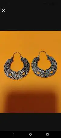 Boho Earrings Sterling Silver