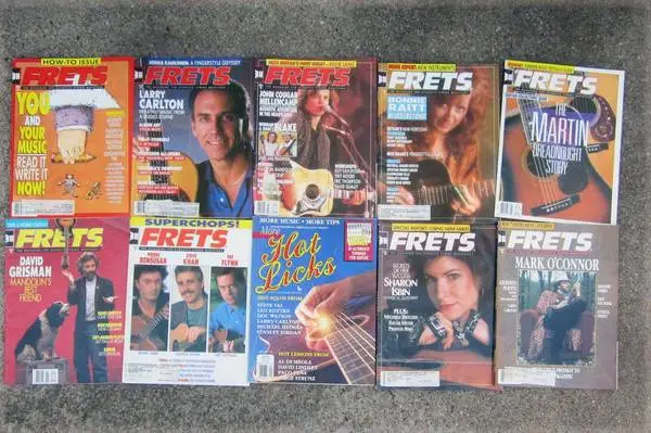 1988 FRETS Backissue Bundle - 10 complete backissues