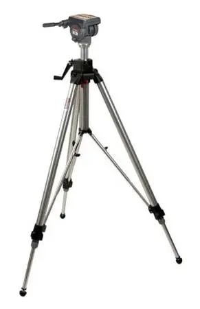 Enormously Large Bogen Brand Made-In-Italy Tripod Legs with Fluid Head