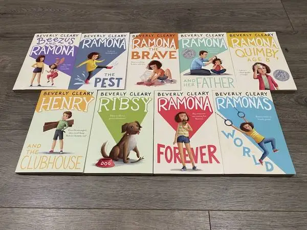 RAMONA COLLECTION by Beverly Cleary 9 Paperback Books