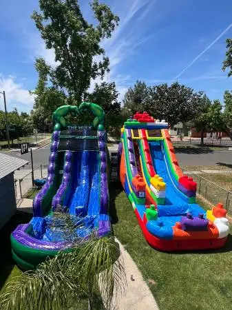 Bounce house, games and waterslide for rent