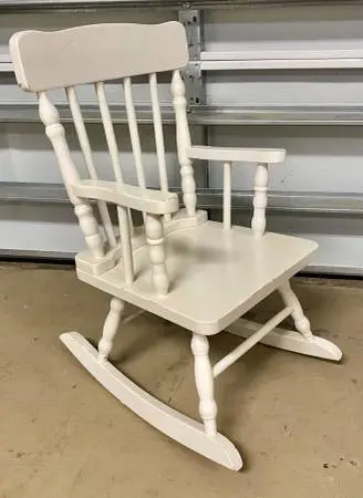 Child’s Wooden Rocker- Solid hardwood