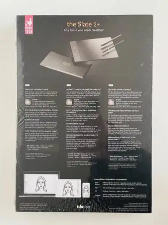 ISKN The Slate 2+ Pencil Graphic Digital Tablet SLATE2PLUS