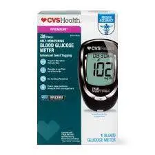*** NEW CVS Health Self-Monitoring Blood Glucose Meter +Lancets/Strips
