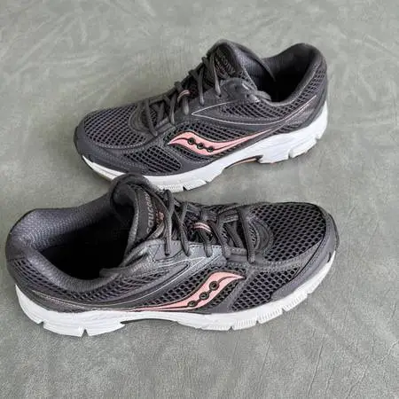 9.5 Saucony Womens Grid Marauder 3 S15420-4 Gray Running Shoes