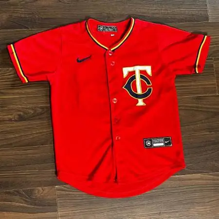 Minnesota Twins Baseball Embroidered NIKE Jersey Shirt Adult SMALL