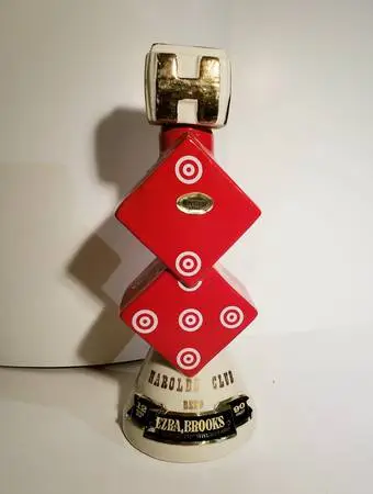 Vintage Ezra Brooks Dice Decanter