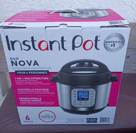 🍲 Instant Pot DUO NOVA 6-Quart – Open Box NEW – Never Used – Complete