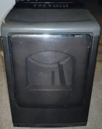 A Samsung electric dryer available this weekend
