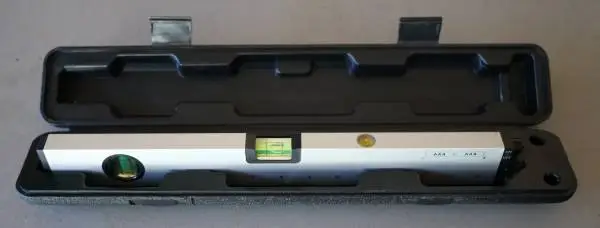 LazerPro Brand 16-Inch Aluminum Spirit Bubble Level + Laser Level