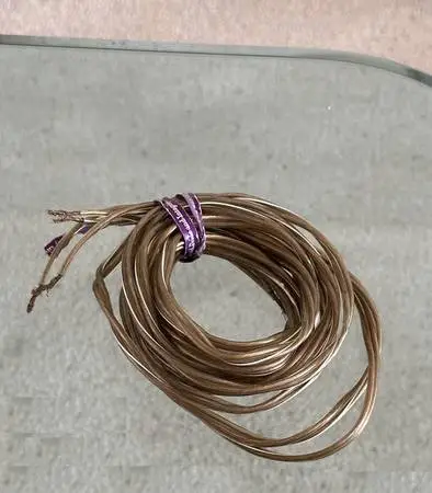 Speaker Wires ( 2 wires, 7 ft long each) For Stereo Tv Surround System