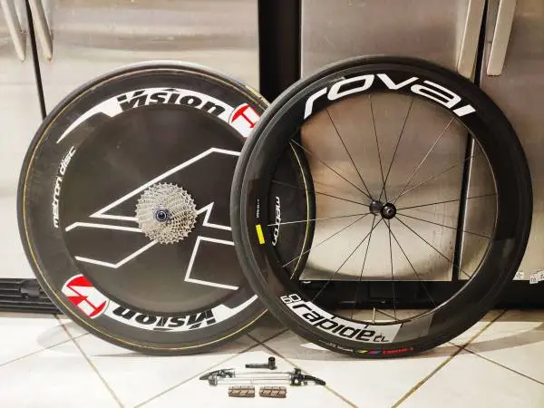All Carbon Roval Rapide CL60 + Vision Metron AeroDisc Ceramic bearings