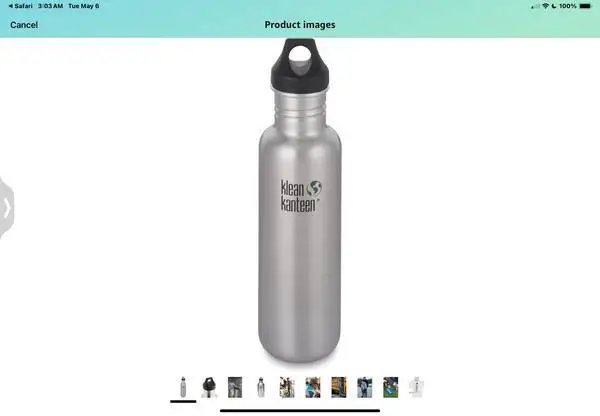 DRINKING WATER BOTTLES - STAINLESS STEEL