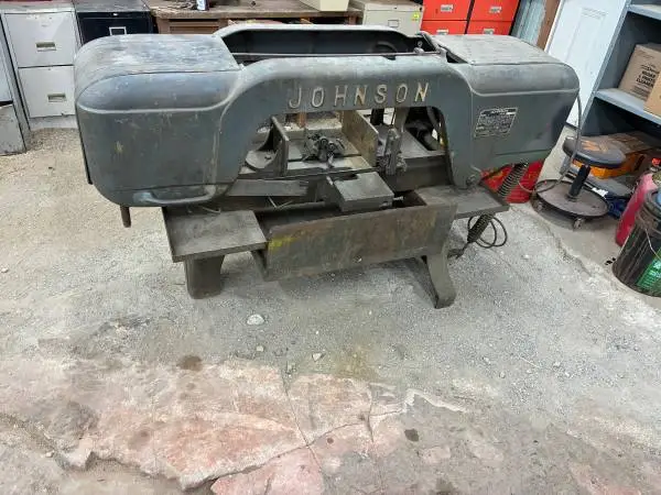 Johnson Model J Metal Band Saw 10”x18”