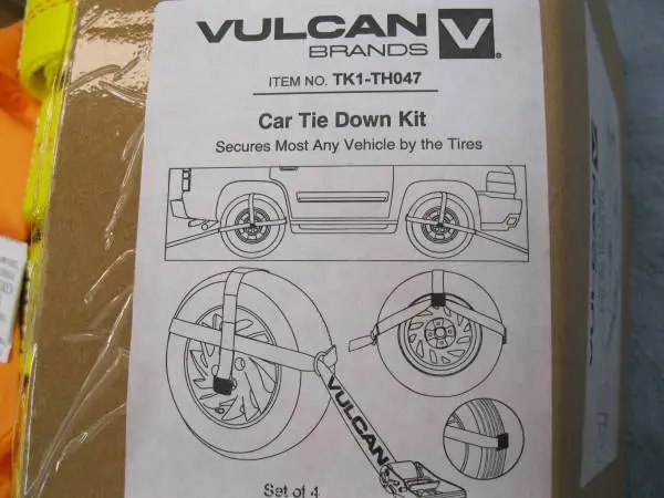 Vulcan Car Tie Down Kit