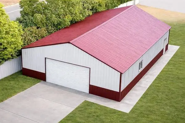 31x51x18 Heavy Duty Metal Shop Garage Storage Building Barn