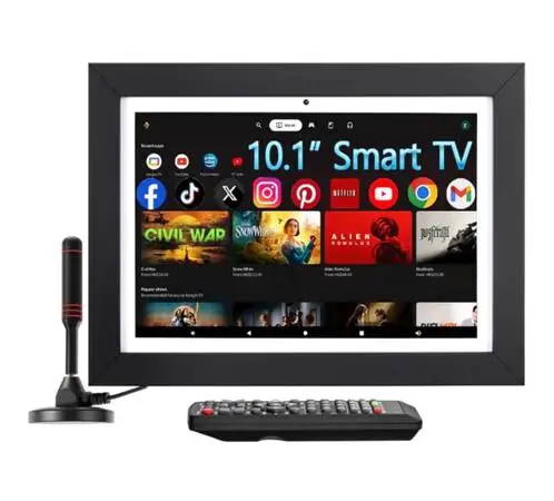 10.1 inch Small Smart Kitchen TV, Design for Home, RV, Bedroom, Boat, Truck and