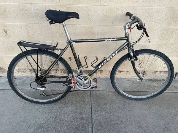 1980’s NISHIKI Ariel black chrome mountain Bike