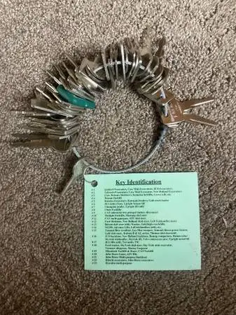 Keys for Heavy Equipment - 54 Total