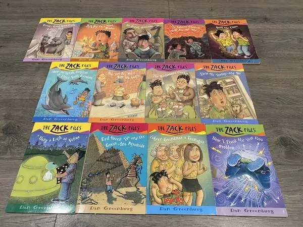 THE ZACK FILES by Dan Greenburg 13 Paperback Books ~ Excellent