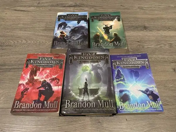 FIVE KINGDOMS   by Brandon Mull  1-5 Paperback & HC Books Ages 9-13