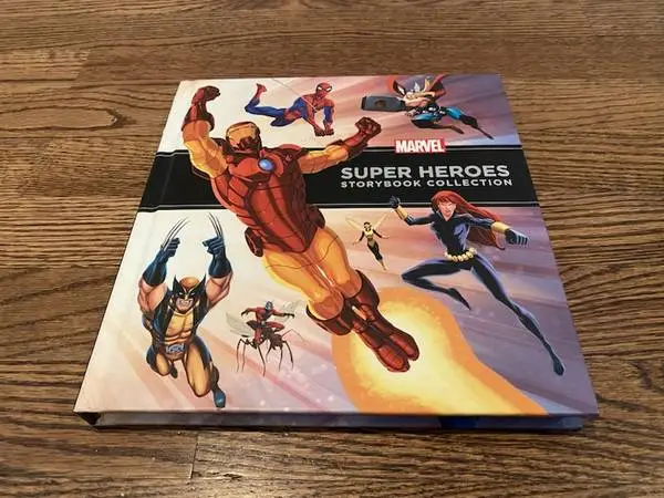 MARVEL SUPER HEROS STORIES LARGE Hardcover BOOK of STORIES