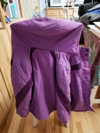Girls 3 in 1 Athletech Winter Jacket. Purple. Size Large (10/12)