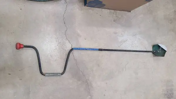 VINTAGE Ice auger with shield