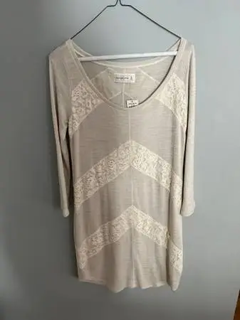 Abercrombie & Fitch dress - size M - beige/cream color - brand new