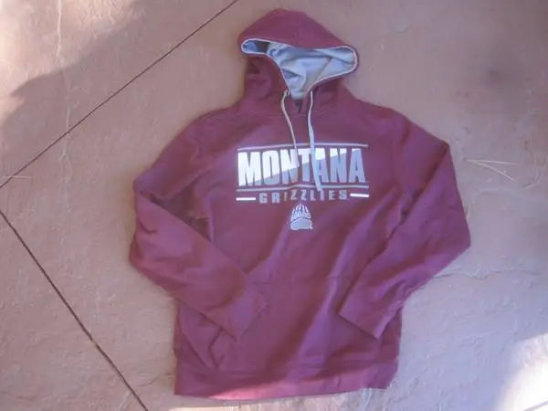 University of Montana Grizzlies Hoodie Sweatshirt (Mens Medium)