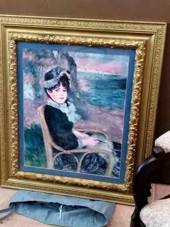 Large Beautiful Painting/Vintage frame