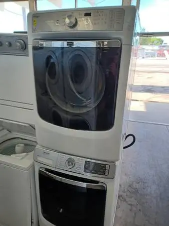 Maytag front load washer and electric dryer set