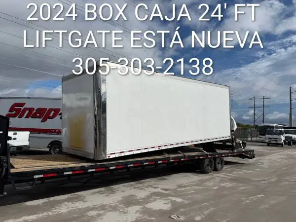 2024 MORGAN DRY BOX CAJA 24 FT. LIFTGATE.