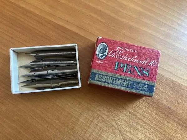 1940s Esterbrook pen nibs, NEW old stock
