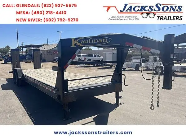 2024 KAUFMAN 83X28 GOOSENECK 15K GVWR (JacksSons Trailers- Glendale)
