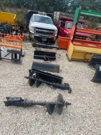 Mini excavator auger