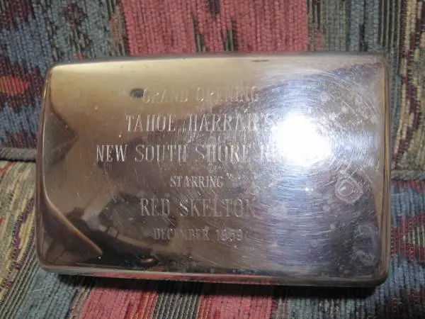 Harrahs Tahoe South Shore Rm Silver Box 1959