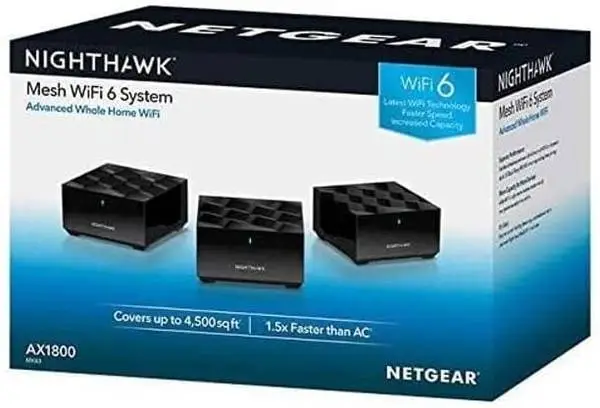 Netgear Nighthawk Whole Home Mesh WiFi 6 System, 3-Pack - Exellent!